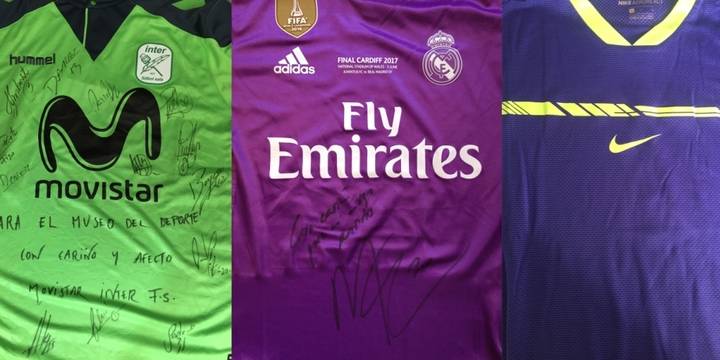 Llegan al Museo del Deporte las camisetas de Nadal y su Roland Garros, la Duocécima del Madrid y la Liga del Inter Movistar