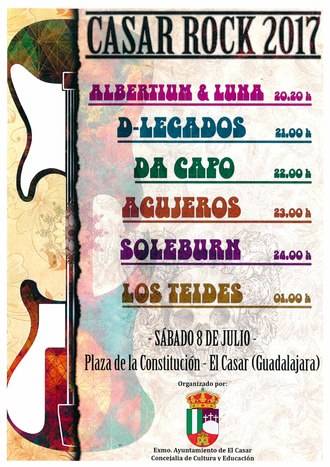 Grupos locales protagonizan este sábado un concierto de rock en El Casar