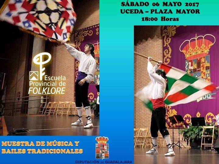 Muestra de música y bailes tradicionales de la Escuela de Folklore de Diputación en Uceda