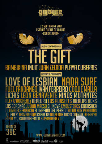 Festival Gigante cierra su cartel con la banda portuguesa 'The Gift' entre sus confirmados