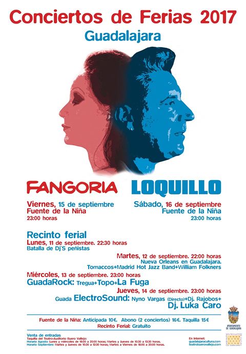 A buen ritmo la venta de entradas de los conciertos de Fangoria y Loquillo