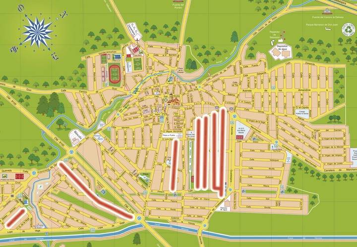 Se cambia la rotación quincenal de aparcamiento en siete calles, que pasarán a rotar anualmente en Cabanillas