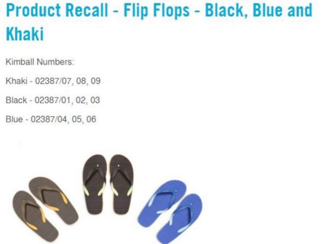 Primark retira miles de chanclas para hombre por contener un producto cancerígeno