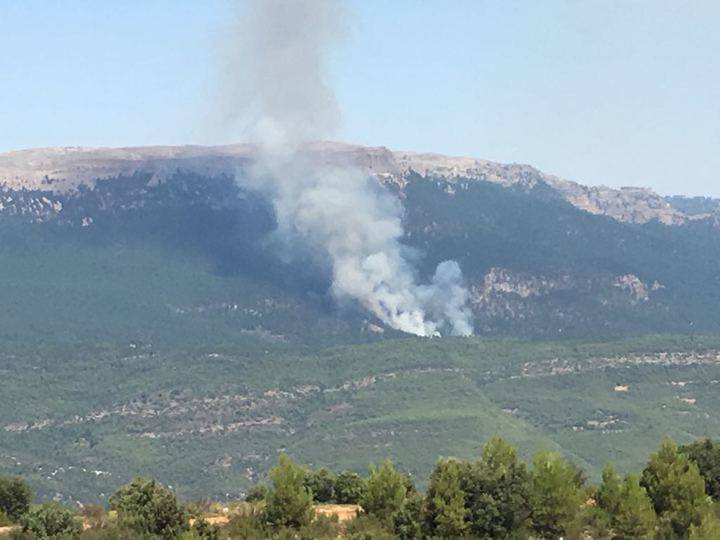 El incendio de Yeste continúa en nivel 2 de emergencia