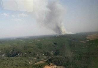 Se declara un incendio en Campillo de Altobuey, en la provincia de Cuenca