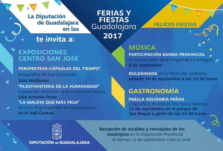 Diputación promueve diversas actividades durante las Ferias y Fiestas de Guadalajara