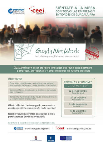 Guadanetwork convoca cuatro nuevos encuentros para finalizar el 2017
