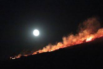 Román reconoce y agradece el trabajo realizado por los equipos de extinción del incendio del Casino de Campo de Guadalajara