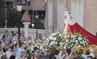 Procesión y traslado de Nuestra Sra. de la Antigua en Guadalajara