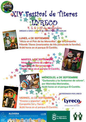 XIV Festival de Títeres Aloverano en la Biblioteca Municipal