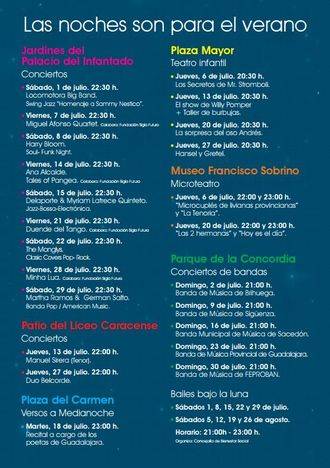 “Las noches son para el verano” continúa con su programación