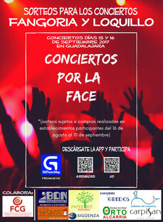 FCG invita a disfrutar de los conciertos de Ferias de Guadalajara “por la Face”