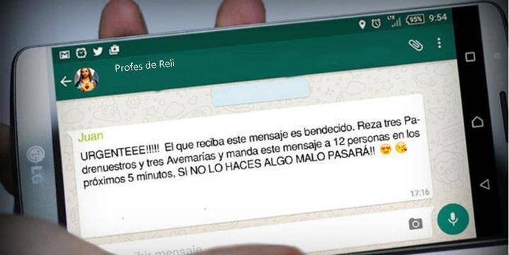 Cadenas de oración en redes sociales. ¿Qué hacer?