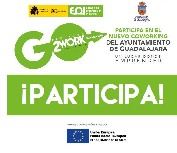 El Ayuntamiento de Guadalajara y la Escuela de Organización Industrial EOI ponen en marcha el 4º Espacio Coworking para emprendedores