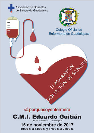 El Colegio de Enfermería organiza su II Maratón de Donación de Sangre
