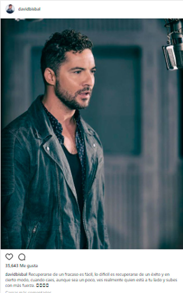SEMANA El mensaje con el que David Bisbal ha preocupado a sus fans