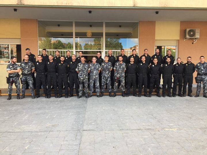 Finalizado en el cuartel del GEO un curso de especialización para policías nacionales