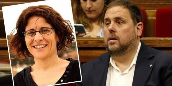 La mujer de Oriol Junqueras pide la baja 