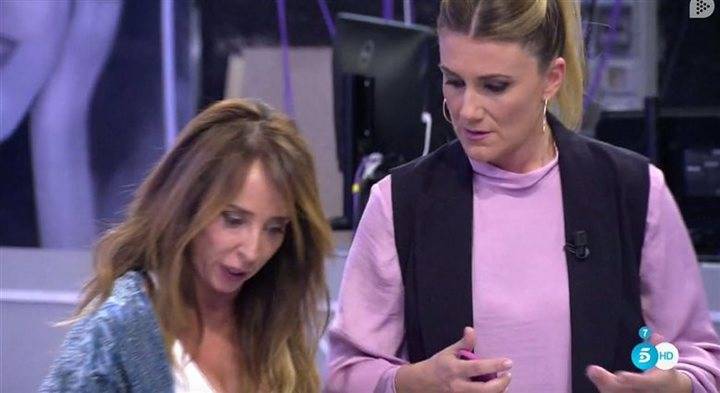 LECTURAS El disgusto de María Patiño en directo