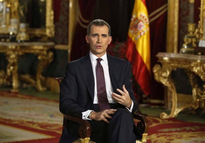 El Rey Felipe VI dirigirá un mensaje a los españoles a las 21.00 horas