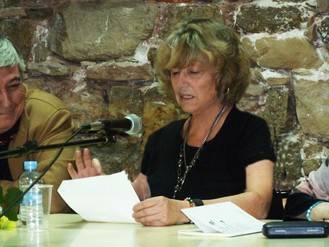 La escritora María Antonia Velasco presentó su libro 'La Cabeza y un zapato' en Sigüenza