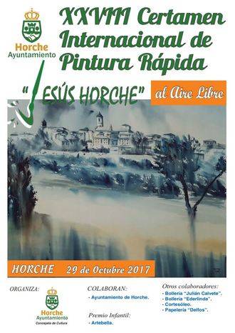 Horche repartirá 3.350 euros en premios durante su XXVIII Certamen de Pintura al Aire Libre