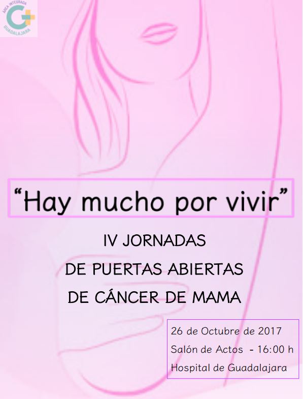 Profesionales y pacientes compartirán este jueves en Guadalajara la IV Jornada de Puertas Abiertas en torno al cáncer de mama