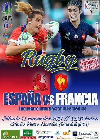 El sábado en el Escartín, amistoso entre las Selecciones Femeninas de Rugby de España y Francia