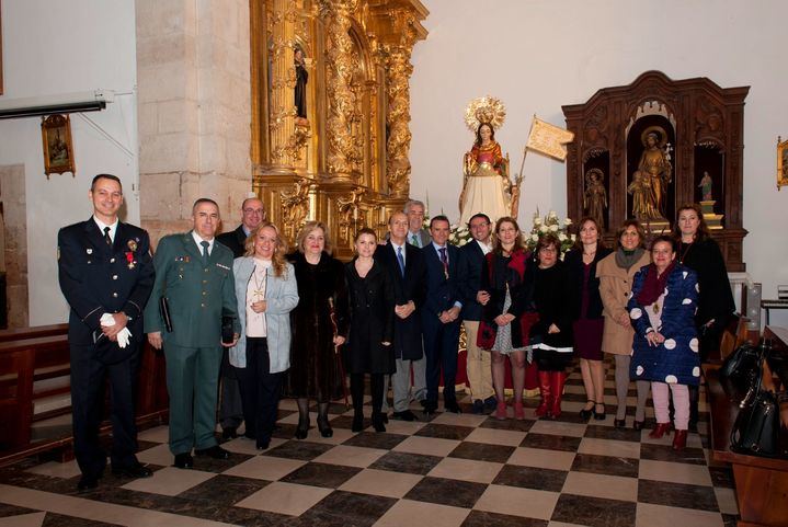 El subdelegado el Gobierno en Guadalajara participa de la festividad de la Virgen de la Paz en la localidad de Alovera