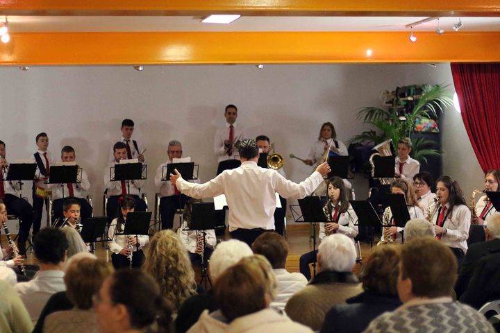 La Banda de Fuentenovilla interpretó su tradicional concierto de Santa Cecilia