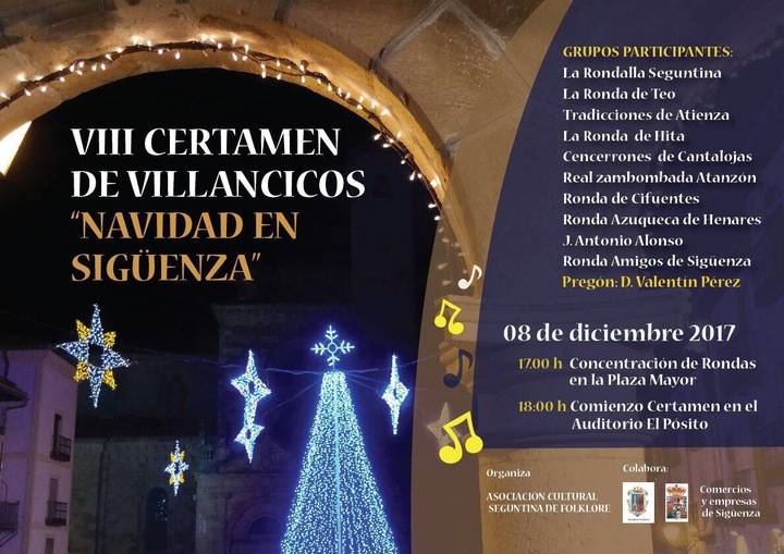 Este viernes, VIII Certamen de Villancicos 'Navidad en Sigüenza' 