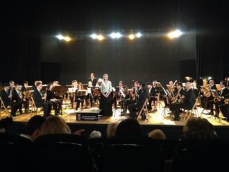 El presidente de la Diputación de Guadalajara asiste al Concierto de la Banda Provincial en Alcalá de Henares