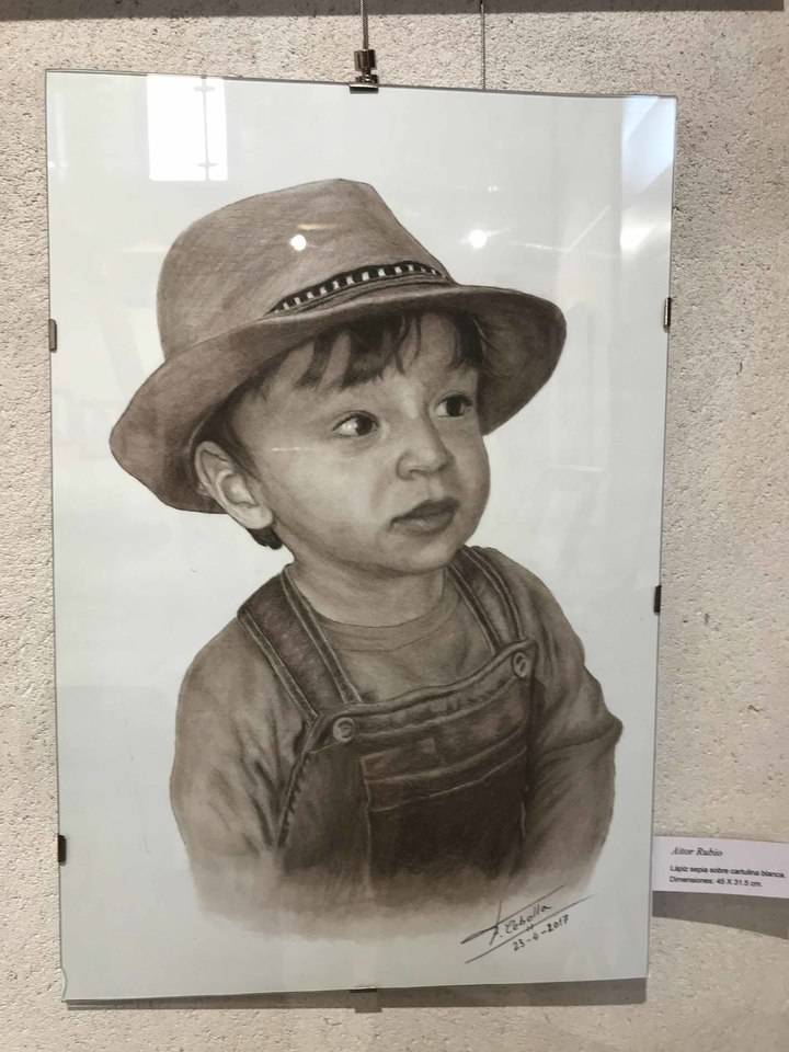 El almorcileño Fernando Cebolla ha encontrado su genio pictórico después de la jubilación