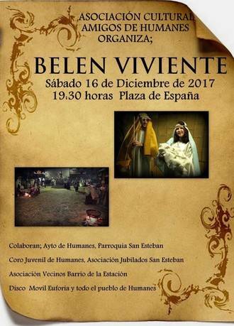 Amigos de Humanes organiza su tercer Belén Viviente