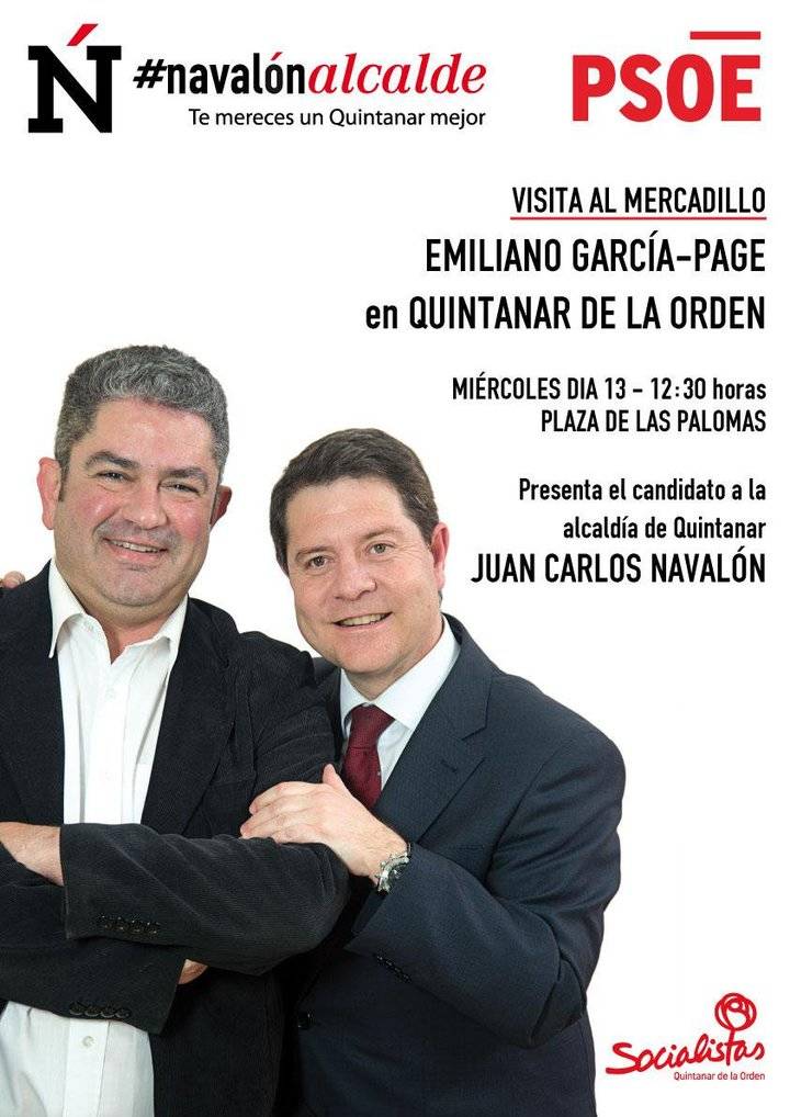Page colócanos a todos : el exalcalde socialista de Quintanar de la Orden, nombrado director de Hacienda de la Junta en Toledo