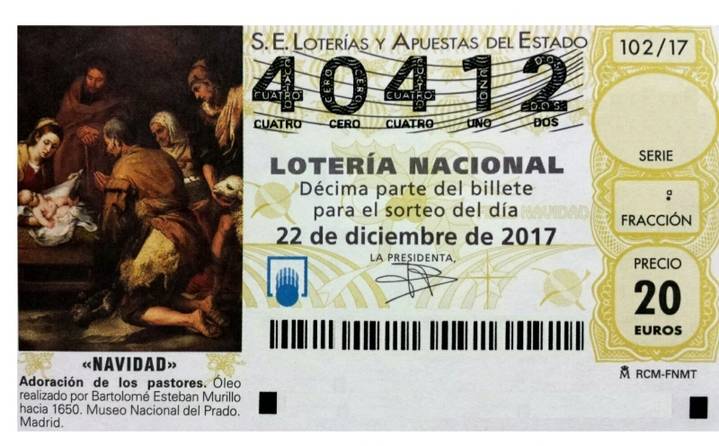 Si llevas participaciones de Lotería de Navidad del AMPA Maestra Teodora de Marchamalo, juegas con el número 40.412, no con el 40.212