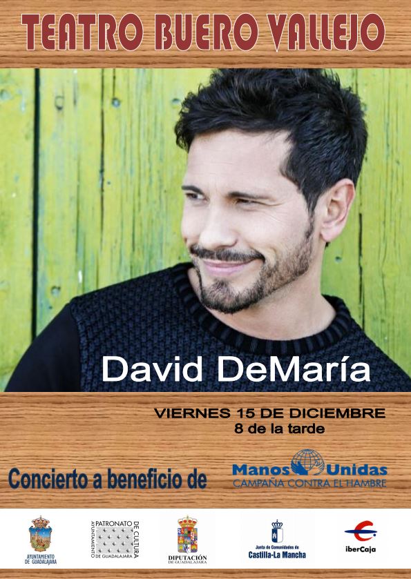 David de María protagoniza el concierto de Navidad de Manos Unidas en Guadalajara