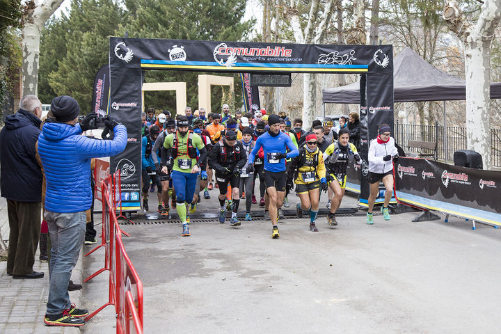 Iván Cabañas y Gema López completaron los 42 kilómetros del Desafío X-Trail Trillo 2018 en poco más de tres horas