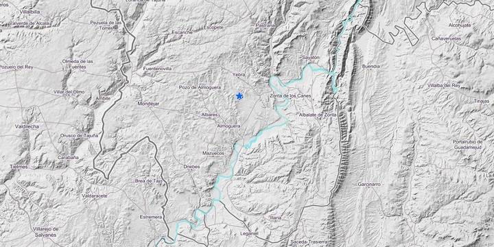 Sobresalto en Yebra por un terremoto de 3,7 grados durante la madrugada