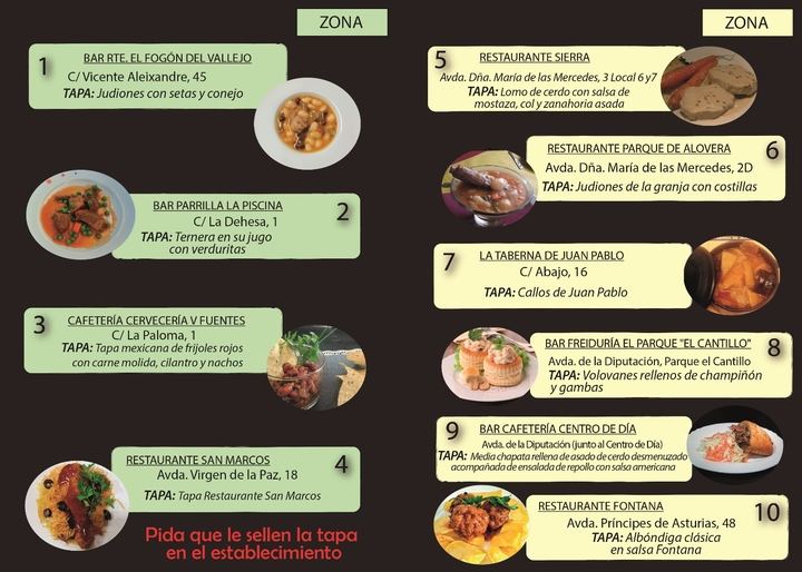 Alovera degustará su II Ruta de la Tapa de Invierno del 19 al 21 de enero