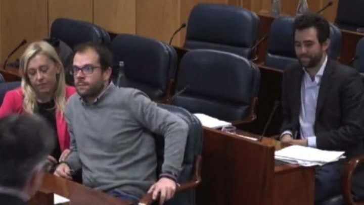 Esto es lo que hay en la Asamblea de Madrid, un diputado del PSOE a otro de Podemos: 