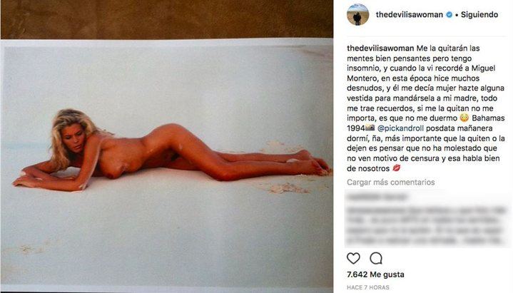 No se pierda el desnudo integral de Bibiana Fernández que ha conseguido evitar la censura de Instagram