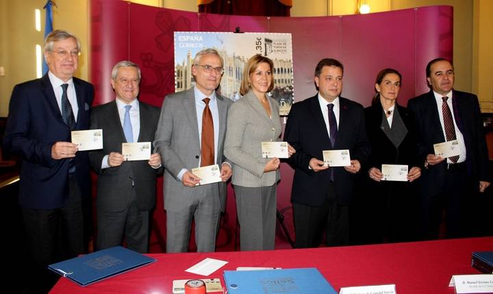 Correos presenta el sello dedicado a la Plaza de Toros de Albacete con motivo de su Centenario
