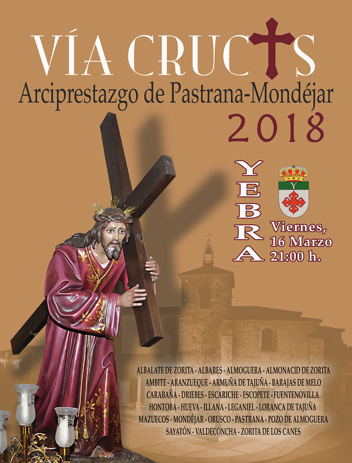 Yebra acogerá el Vía Crucis del Arciprestazgo de Pastrana-Mondéjar