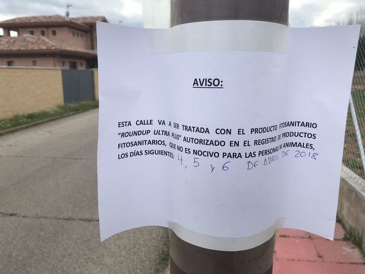 El PP de Cabanillas denuncia que el Ayuntamiento volverá a utilizar glifosato en las calles, incumpliendo su promesa electoral