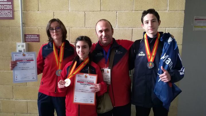El Club Taekwondo Cabanillas destaca en el Campeonato de España Junior de Taekwondo