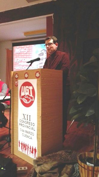 José Azcoitia ha resultado elegido secretario territorial de UGT Cuenca en el XII Congreso ordinario con el 67% de los votos