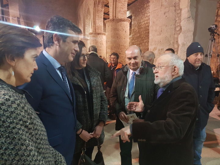 El presidente de la Diputación felicita a la Banda de Música de Brihuega por su 150 aniversario