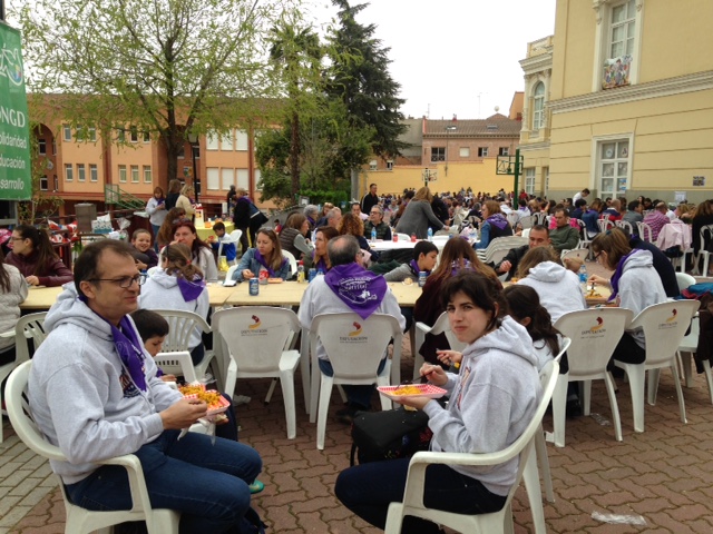Más de 600 personas salen a la calle en la XX Marcha Solidaria de Maristas