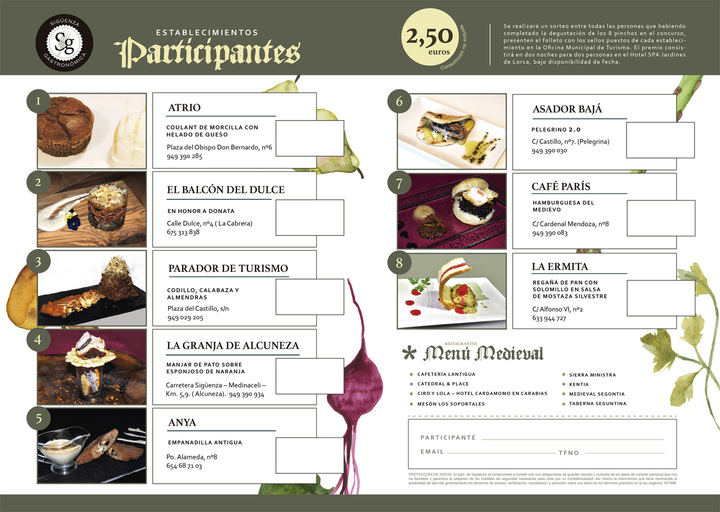 Descubre cómo comerte Sigüenza en ocho bocados medievales